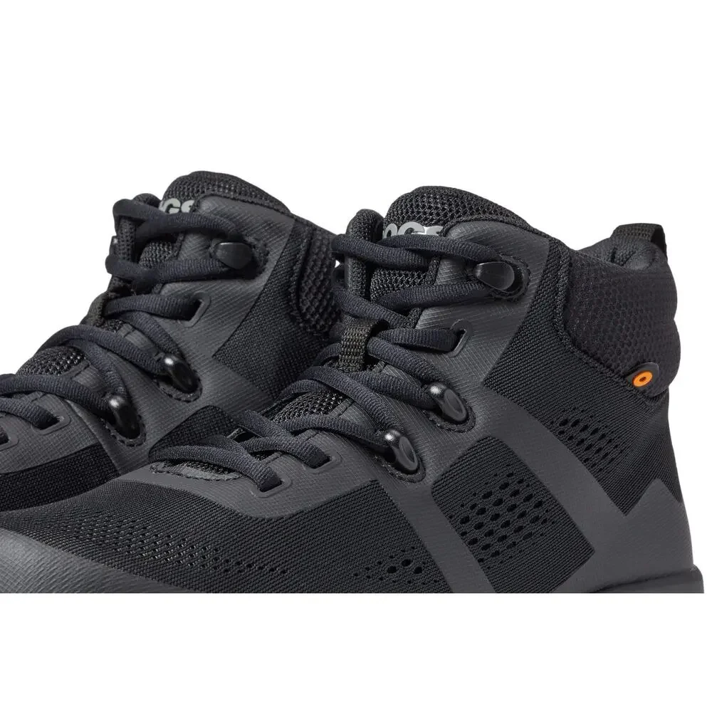 BOGS SANDSTONE KNIT MID TR COMPOSITE SAFETY TOE BLACK 11 B (M)